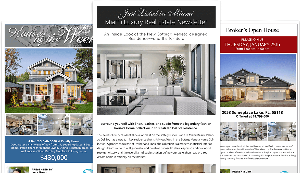 Real estate email flyer templates