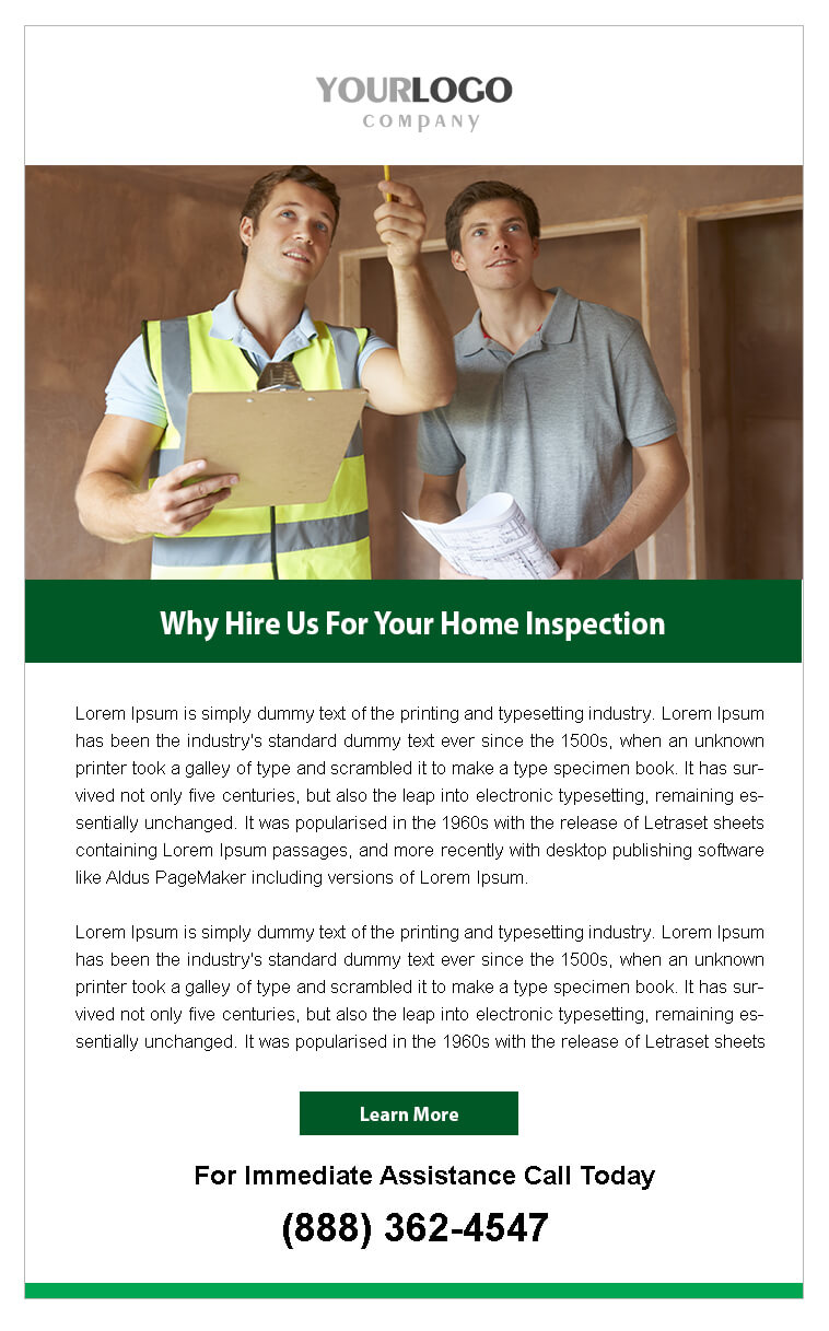 Real estate email serviceprovider template with group of people thumbs up