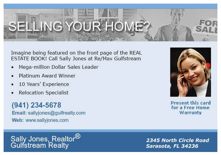 Selling your home postcard